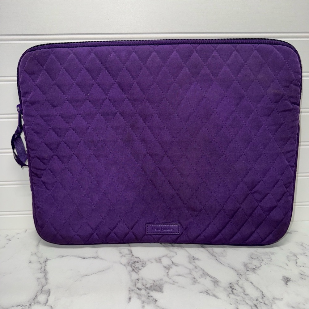 Purple Quilted Laptop Sleeve